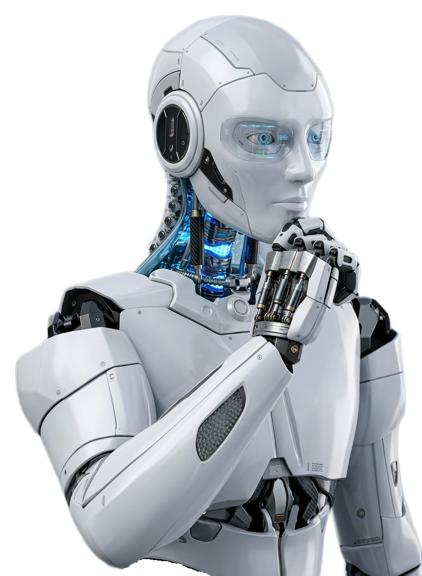 Student building robot